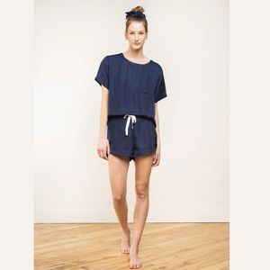 LATTELOVE Tee & Tulip Short PJ Set